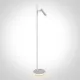 61132b / w fehér LED olvasás 3W + 8W alap WW padló lámpa IP20 230V