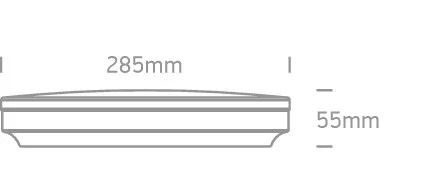 62022A / W / W fehér LED PLAFO 20W WW IP20 230V