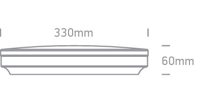 62022B / W / W fehér LED PLAFO 25W WW IP20 230V