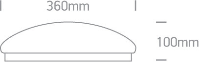 62024b / w White LED PLAFO 18W WW IP20 230V