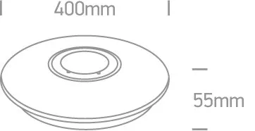 62025 LED PLAFO 24W EW / CW / DL dimmable + RGB + hangszóró IP20 100-240V