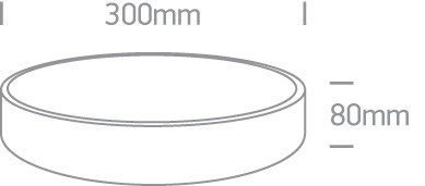 62118D / W / W fehér PLAFO LED 20W WW IP20 230V