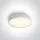 62125D / W / W fehér PLAFO LED 25W WW IP20 230V