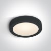62130F / B / W Black Plafo LED 30W WW IP40 230V