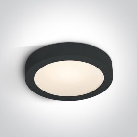 62130F / B / W Black Plafo LED 30W WW IP40 230V