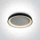 62130L / B / W Fekete PLAFO LED 30W WW IP20 230V