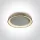 62130L / BGL / W csiszolt arany PLAFO LED 30W WW IP20 230V