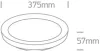 62130L / W / W fehér PLAFO LED 30W WW IP20 230V