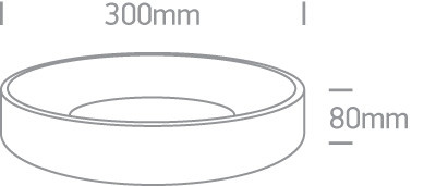 62130n / w / w white plafo LED 20W WW IP20 230V