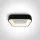 62132NA / B / W Fekete négyzet PLAFO LED 38W WW IP20 230V