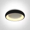62134n / b / w Fekete PLAFO LED 30W WW IP20 230V