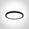 62140Fb / b / c fekete LED PLAFO 40W CW IP20 230V