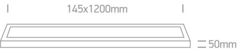 62140RF / W / W fehér LED 40W WW IP40 100-240V
