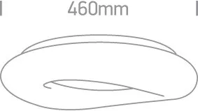 62148a / w White Plafo LED 23W WW IP20 230V