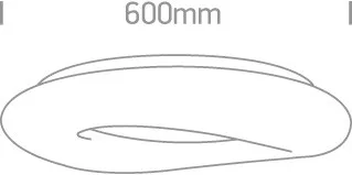 62148b / w White Plafo LED 40W WW IP20 230V