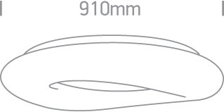 62148D / W White Plafo LED 108W WW IP20 230V