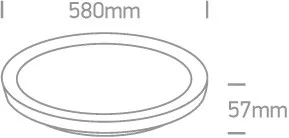 62148L / BGL / W Feszes sárgaréz PLAFO LED 48W WW IP20 230V