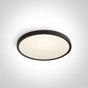   62152 / B / W Fekete Super Slim Round LED PLAFO 40W WW IP20 230V