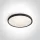 62152 / B / W Fekete Super Slim Round LED PLAFO 40W WW IP20 230V