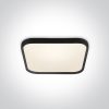 62152A / B / W Black Super Slim Square LED PLAFO 40W WW IP20 230V
