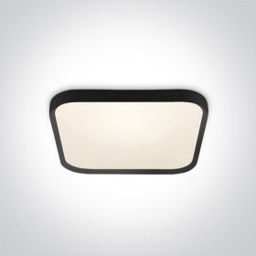   62152A / B / W Black Super Slim Square LED PLAFO 40W WW IP20 230V