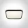 62152A / B / W Black Super Slim Square LED PLAFO 40W WW IP20 230V