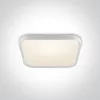 62152A / W / W fehér szuper Slim Square LED PLAFO 40W WW IP20 230V