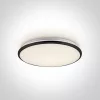 62154 / B / W Fekete LED PLAFO 24W WW IP20 230V