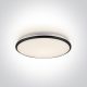 62154 / B / W Fekete LED PLAFO 24W WW IP20 230V