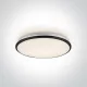 62154 / B / W Fekete LED PLAFO 24W WW IP20 230V