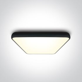 62160A / B / W Fekete négyzet PLAFO LED 62W WW IP20 230V