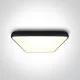 62160A / B / W Fekete négyzet PLAFO LED 62W WW IP20 230V