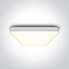 62160A / W fehér négyzet PLAFO LED 62W WW IP20 230V