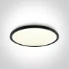 62160Fb / b / c fekete LED PLAFO 60W CW IP20 230V