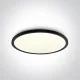 62160Fb / b / c fekete LED PLAFO 60W CW IP20 230V