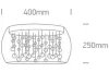 62166B mennyezeti fény 5x9W G9 100-240V