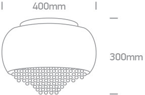 62170b mennyezeti fény réz 6x9W G9 100-240V
