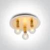 62172b / bs sárgaréz mennyezeti fény 3x12w E27 100-240V