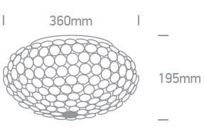 62176B mennyezeti fény 5x9W G9 100-240V
