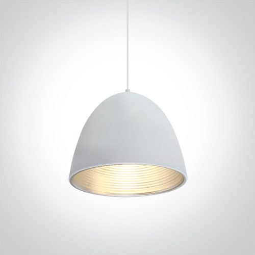 63016A / w / g fehér E27 20W Silver Reflektor
