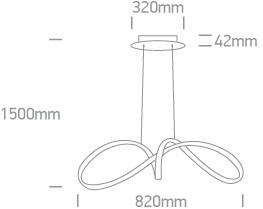 63062 / BS Sárgaréz medál LED 36W WW IP20 230V