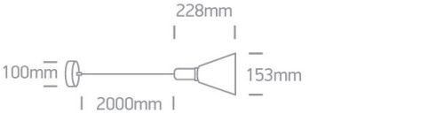 63122 / CU réz fekete árnyalatú 10W E27