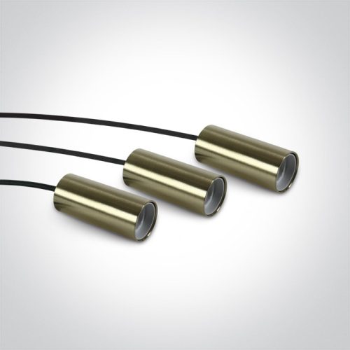 63124C / BBS csiszolt sárgaréz medál 20w 5xE27