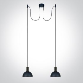 63140b / b fekete fekete árnyalattal 10w 2xe27