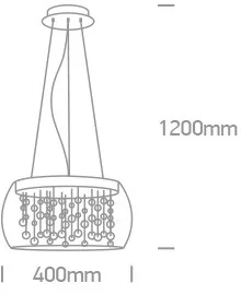 63166p Pendant Light 5x9W G9 100-240V