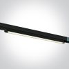 65018t / b / c fekete LED 16W CW lineáris track fény 100-240V
