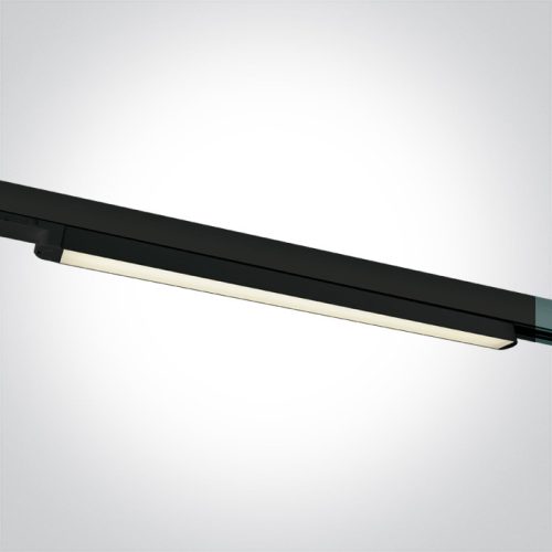 65018t / b / c fekete LED 16W CW lineáris track fény 100-240V