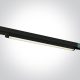 65018t / b / c fekete LED 16W CW lineáris track fény 100-240V