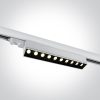 65024T / W / W fehér COB LED 10x5W WW Lineáris Track Light Állítható 230V
