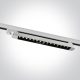 65024TH / W / W fehér SMD LED 15x1W WW 30deg lineáris sáv fény állítható 230V